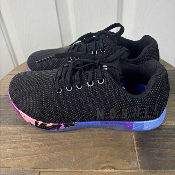 Black/sunset Nobull shoes, Size 7.5 new no box - Picture 3 of 7